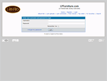 Tablet Screenshot of gallery.lpfurniture.com